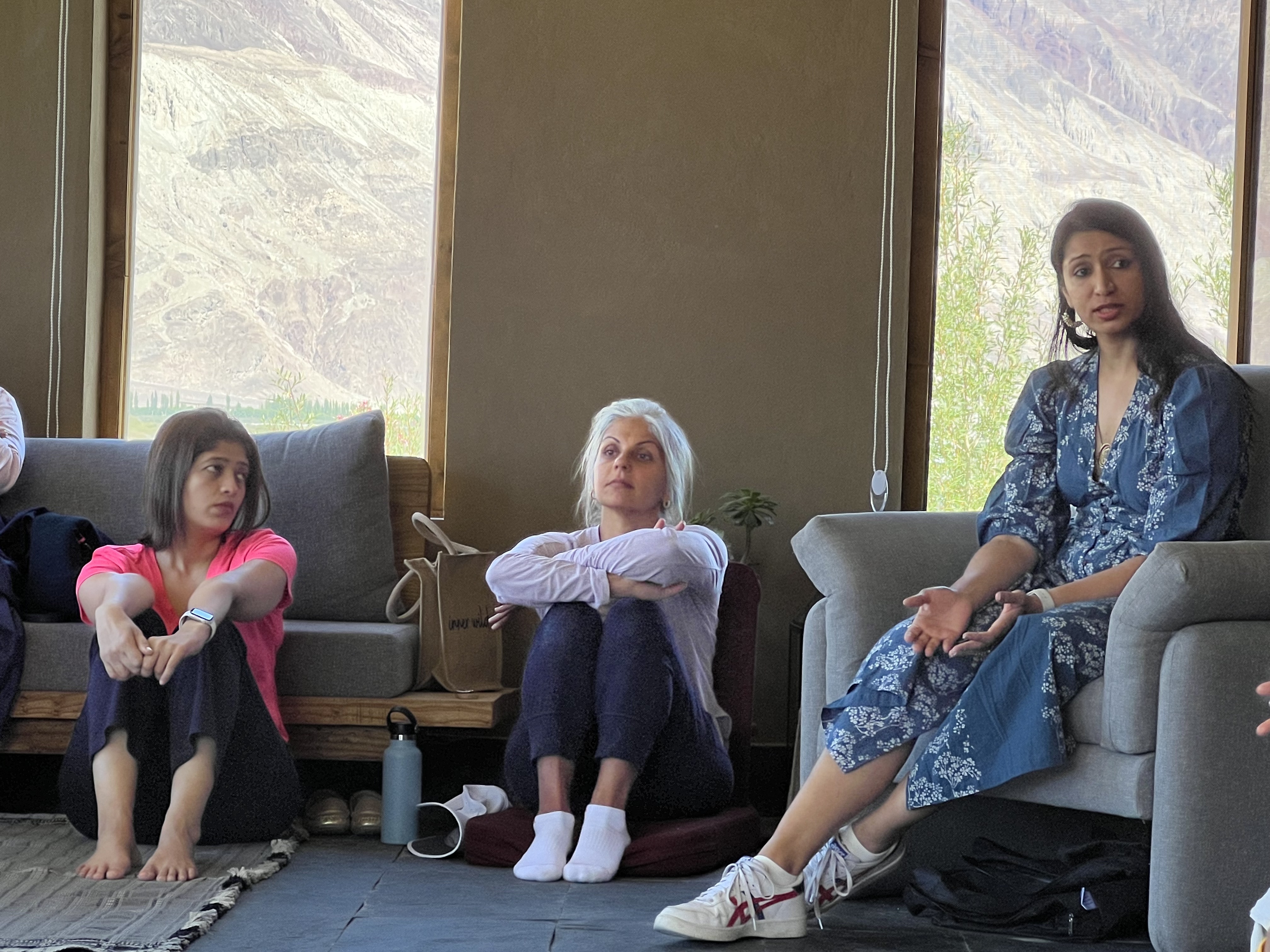 Retreat conversation